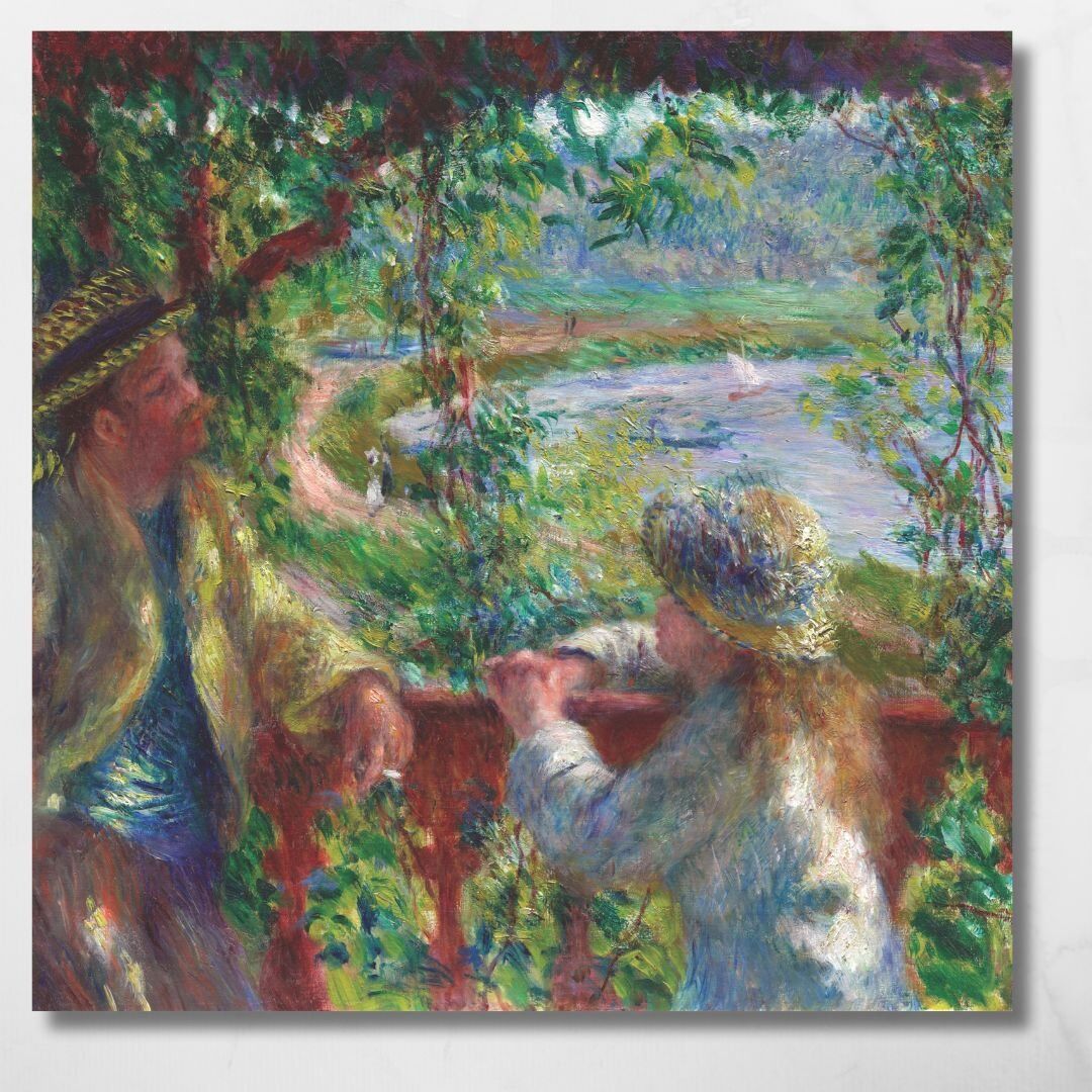 near the lake